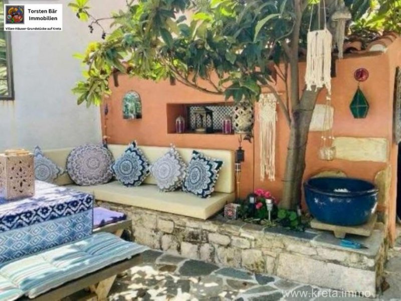 Provarma Kreta, Provarma, renoviertes 200 Jahre altes Anwesen Meerblick 2 Gäste-Studios Haus kaufen